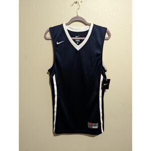 Nike Team Mens Mesh Basketball Jersey Tank Top Navy Size Small New With Tag